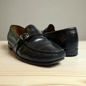 Allen Edmonds Fairmont Black Leather Slip On Loafers Men's Size 9 EEE